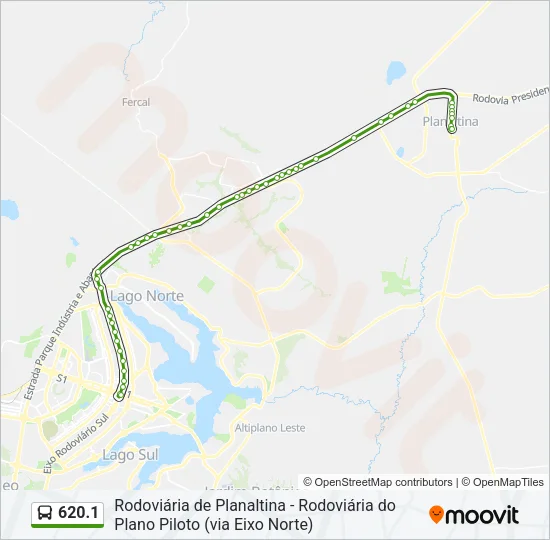 620.1 Bus Line Map