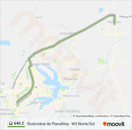 640.2 Bus Line Map