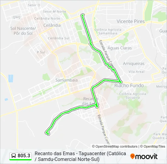 805.3 Bus Line Map