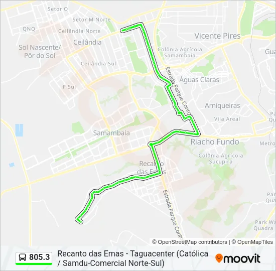 805.3 Bus Line Map