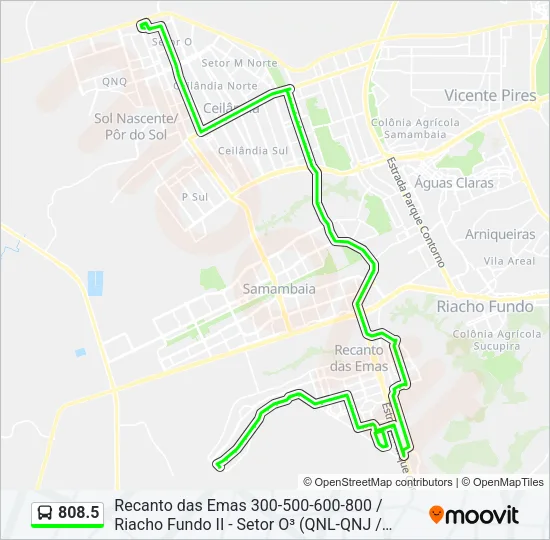 808.5 Bus Line Map