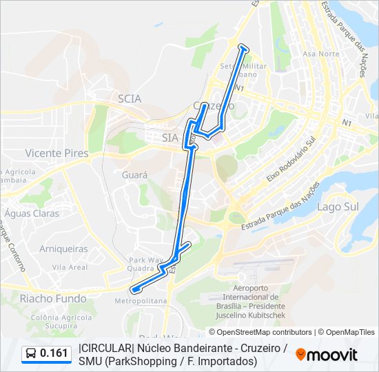 Mapa de 0.161 de autobús