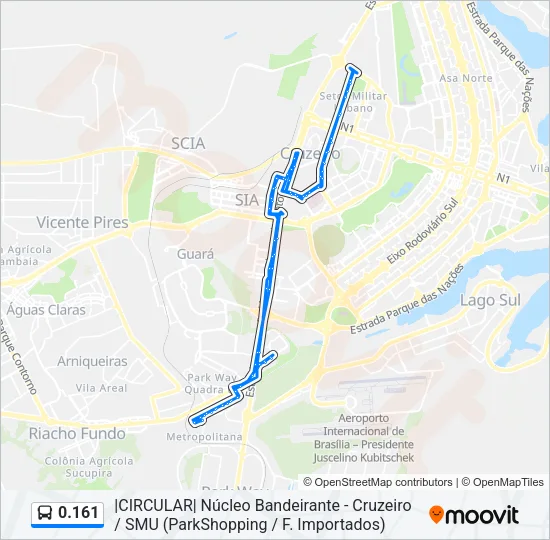 0.161 Bus Line Map