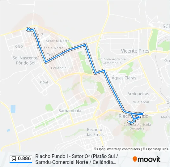 0.886 Bus Line Map