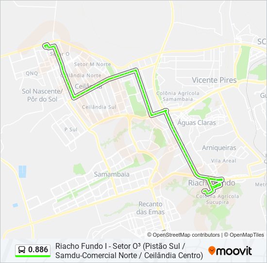 0.886 bus Line Map