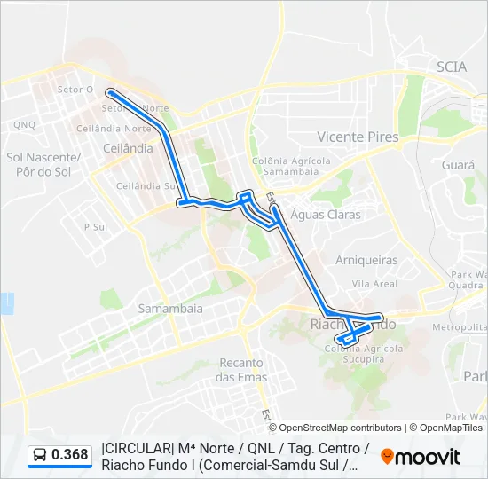 0.368 Bus Line Map