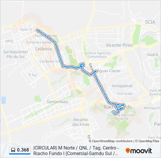 0.368 bus Line Map