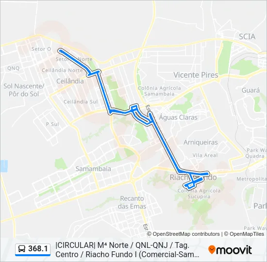 368.1 Bus Line Map