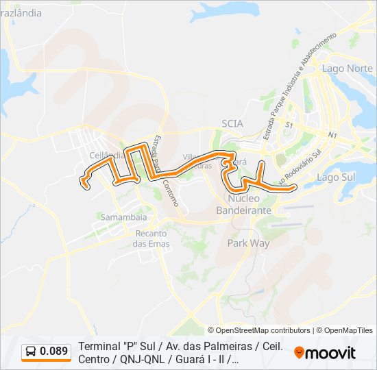 0.089 bus Line Map