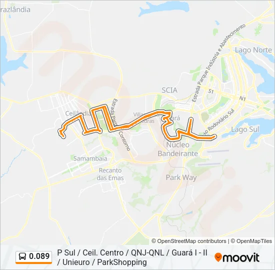 0.089 Bus Line Map