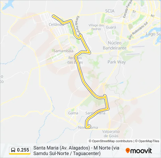 0.255 Bus Line Map