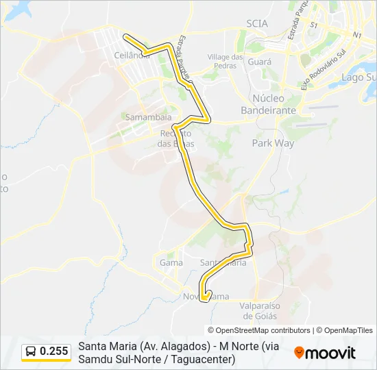 0.255 Bus Line Map