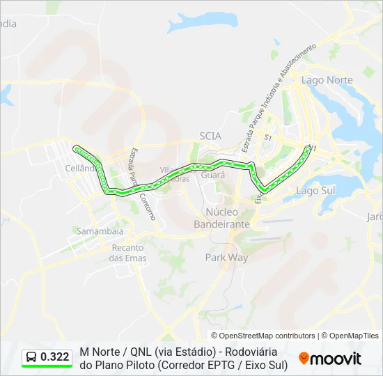 0.322 Bus Line Map