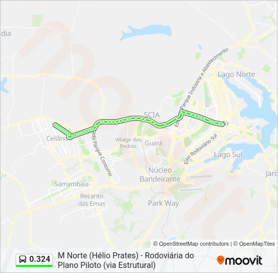 0.324 Bus Line Map