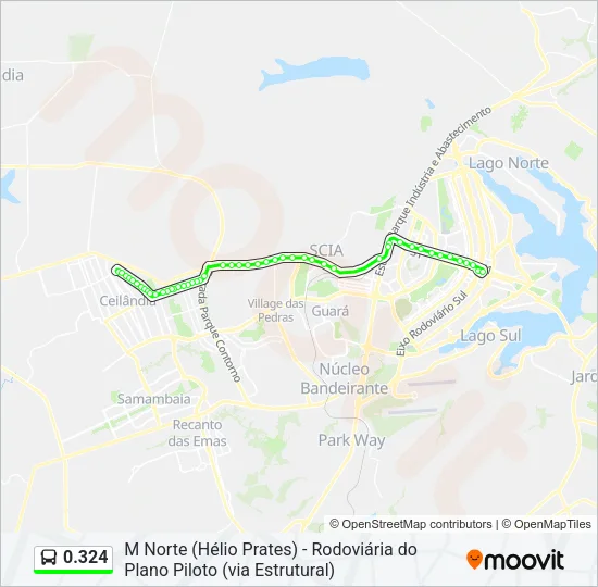 0.324 Bus Line Map