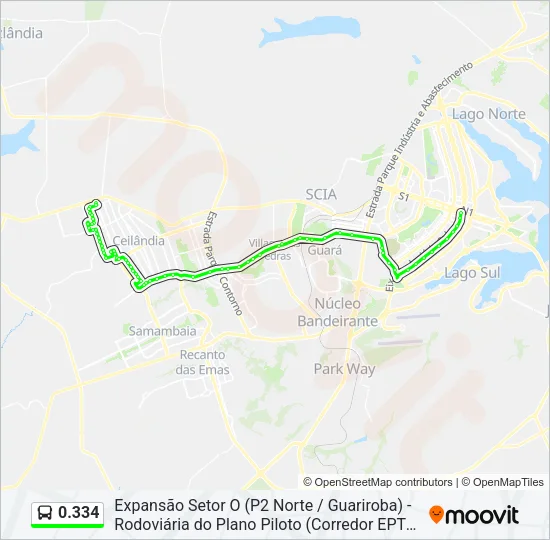 0.334 Bus Line Map