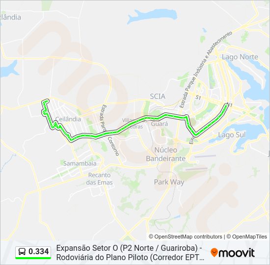 0.334 bus Line Map