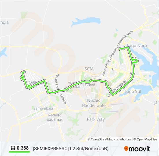 Mapa de 0.338 de autobús