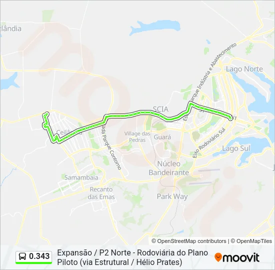 0.343 Bus Line Map