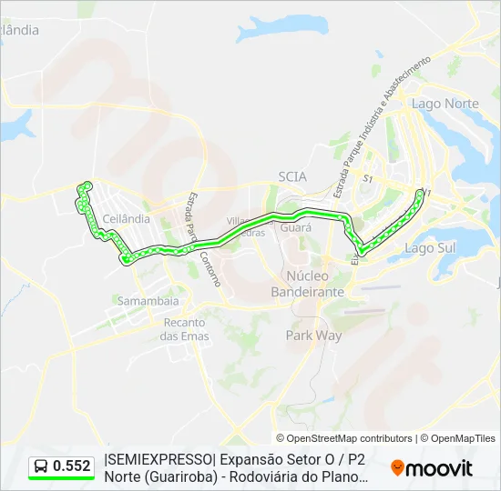 0.552 Bus Line Map