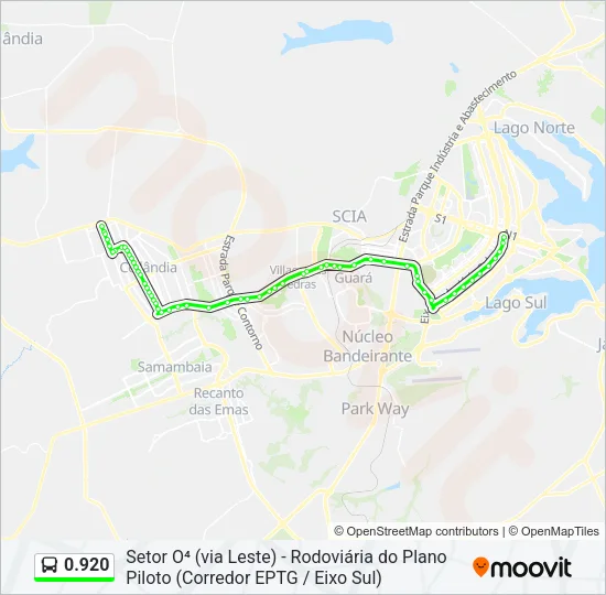 0.920 Bus Line Map