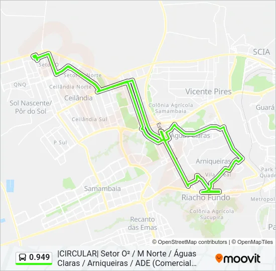 0.949 Bus Line Map