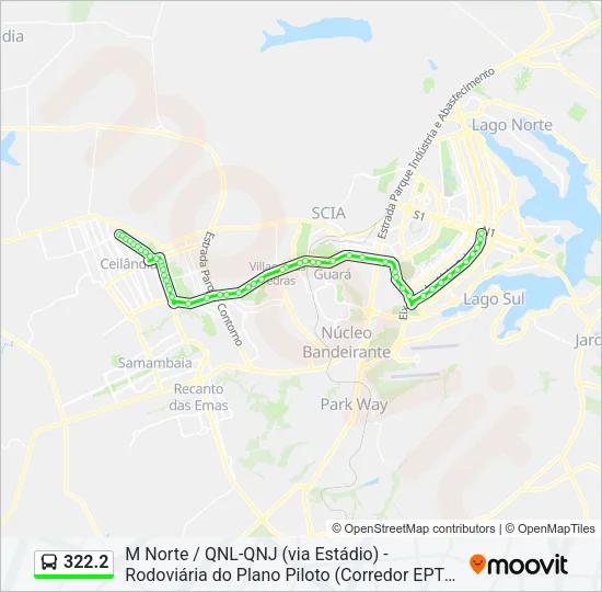 322.2 Bus Line Map