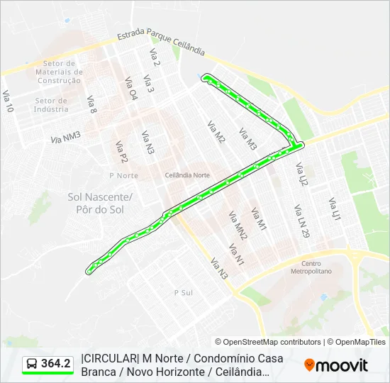 364.2 Bus Line Map