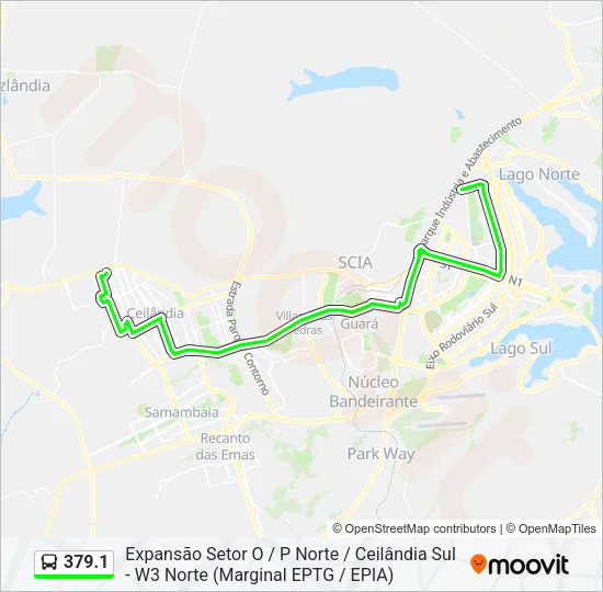 379.1 Bus Line Map