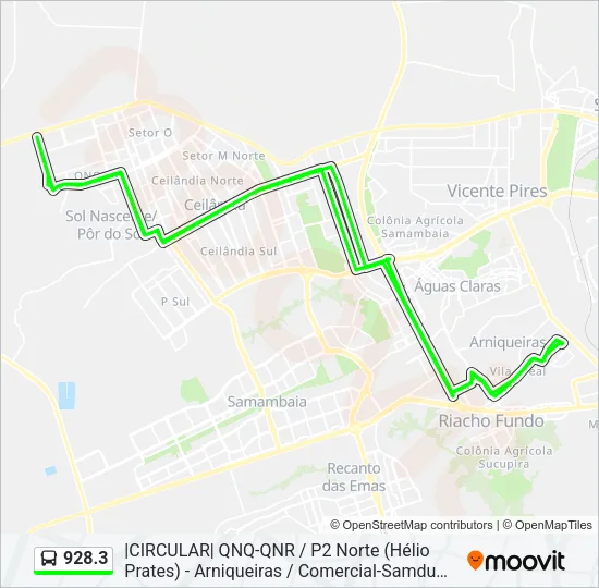 928.3 Bus Line Map