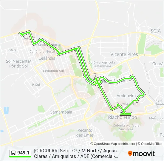 949.1 Bus Line Map