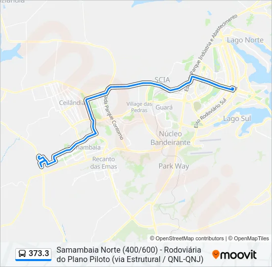 373.3 Bus Line Map
