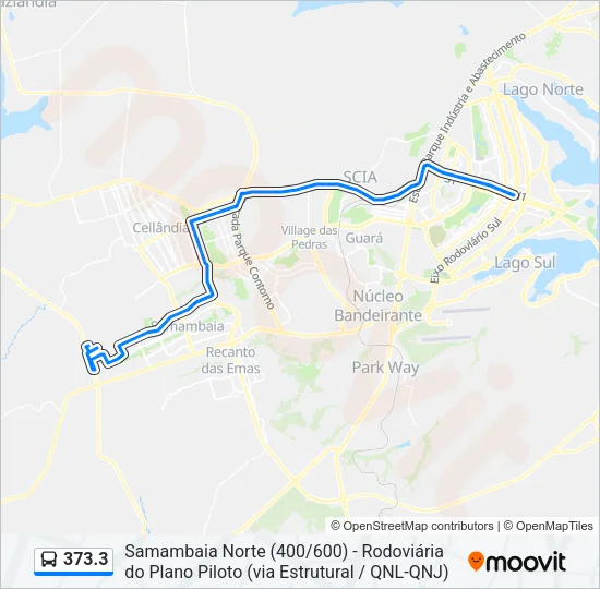 373.3 Bus Line Map