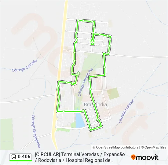 0.406 Bus Line Map