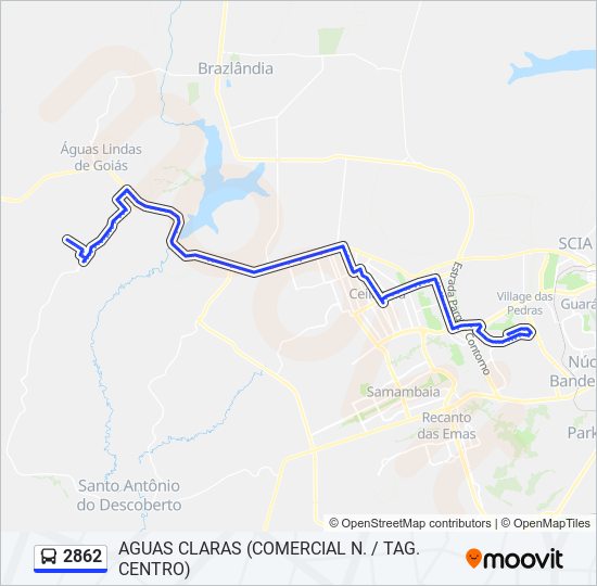 2862 bus Line Map