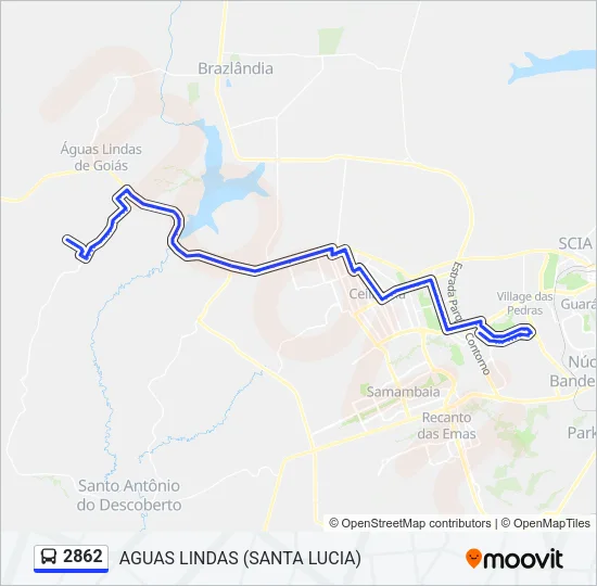 2862 Bus Line Map