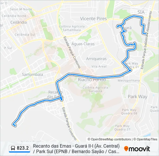 823.2 Bus Line Map
