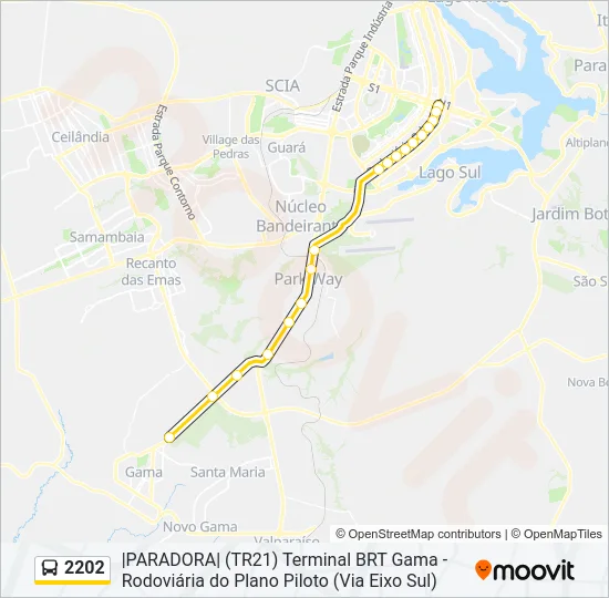 2202 Bus Line Map