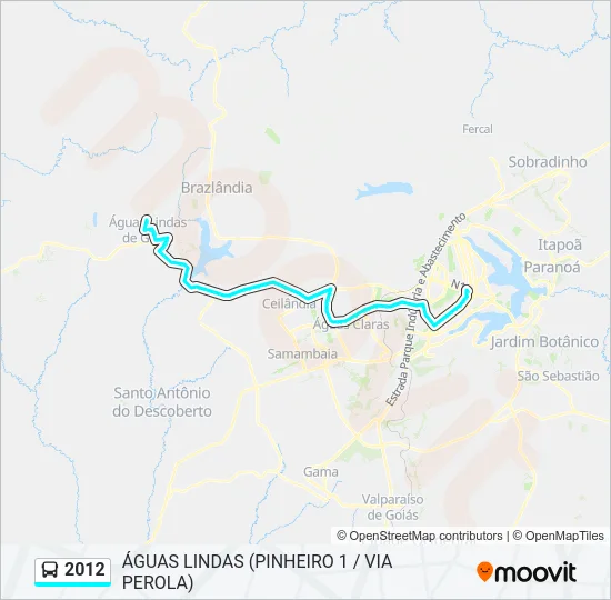 2012 Bus Line Map