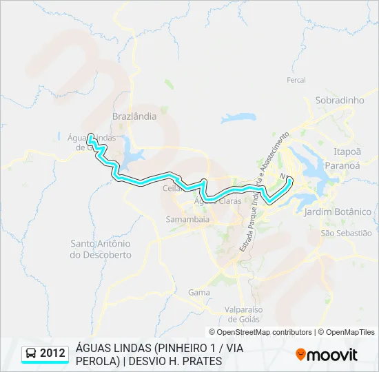 2012 Bus Line Map