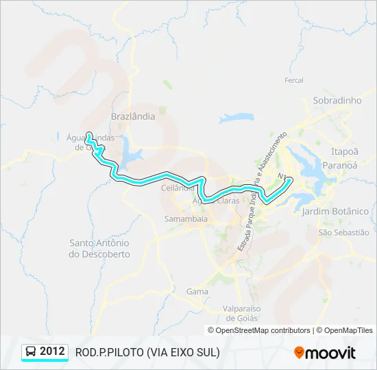 2012 Bus Line Map