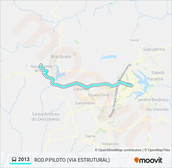 2013 Bus Line Map