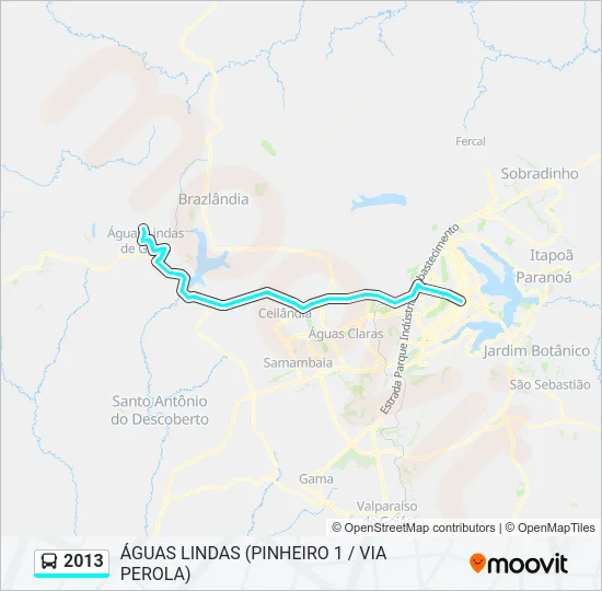 2013 Bus Line Map