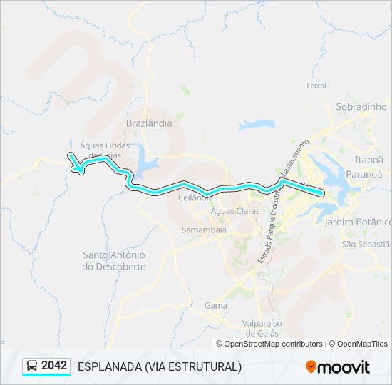 2042 bus Line Map