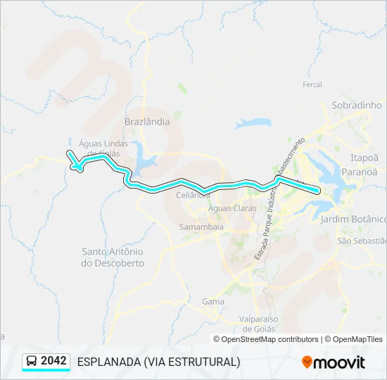 2042 Bus Line Map