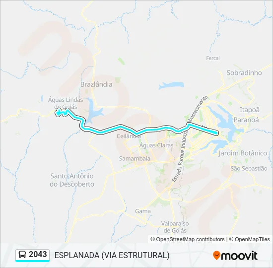 2043 Bus Line Map