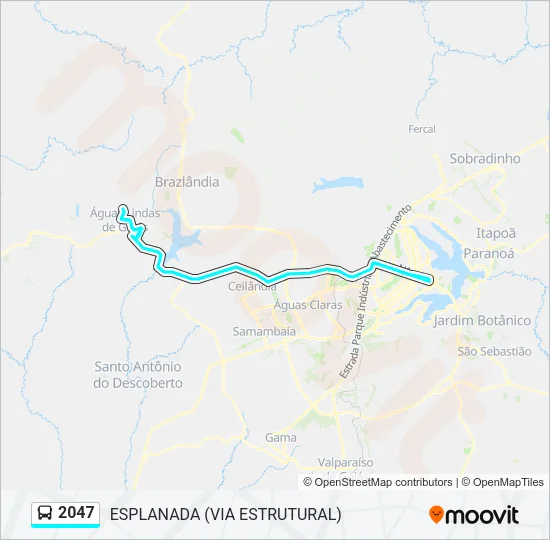 2047 Bus Line Map