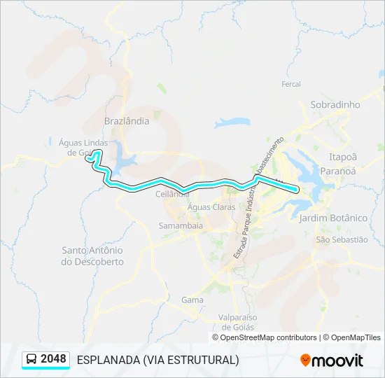 2048 Bus Line Map
