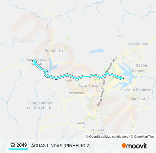2049 Bus Line Map