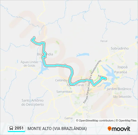2051 Bus Line Map